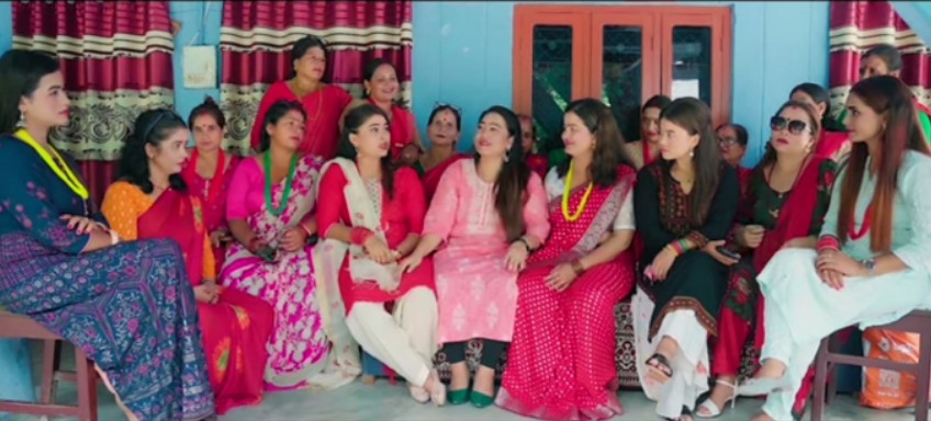 ऋचा काफ्लेको मौलिक पहिचान बोकेको 'भदौरे झरी' तीज गित