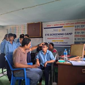 बालबालिकाको आँखा परीक्षण अभियान सुरु बालबालिकाको आँखा परीक्षण अभियान सुरु