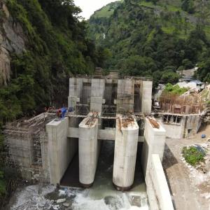 मध्य मेवा जलविद्युत आयोजनाको निर्माण कार्य अन्तिम चरणमा 